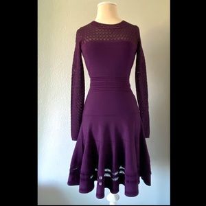 DIANE von FURSTENBERG, Plum Dress, Size P